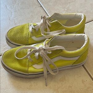 Vans Kids Bright Yellow Sneakers